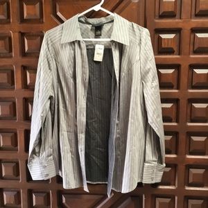 Lane Bryant long sleeve grey shirt